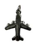 Silver Airplane Charm