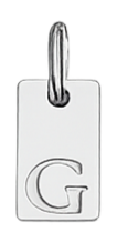 Silver Signature Letter Charms