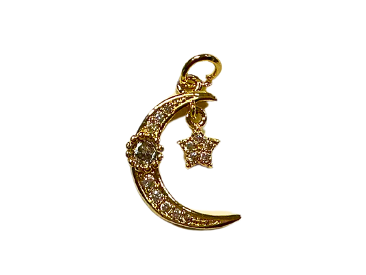 🌙 Starlit Crescent Charm