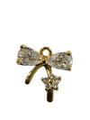 Bow with flower charm