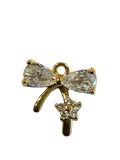 Bow with flower charm