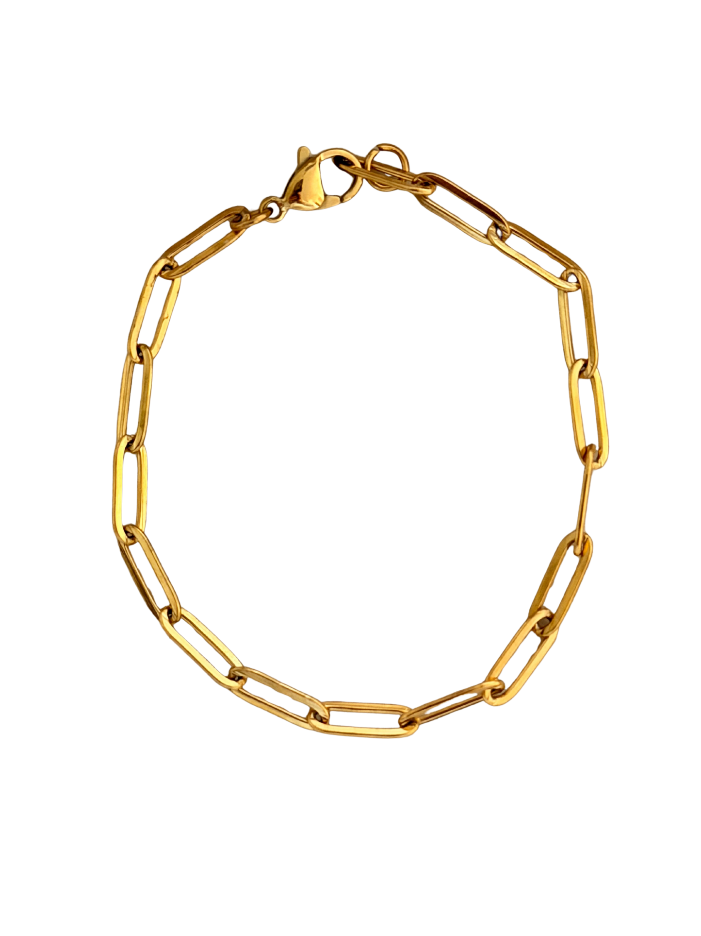 Golden Luxe Paperclip Bracelet