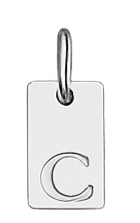 Silver Signature Letter Charms