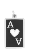 Silver A Pendant