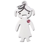 Silver girl Charm