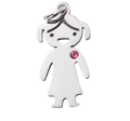 Silver girl Charm