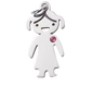 Silver girl Charm