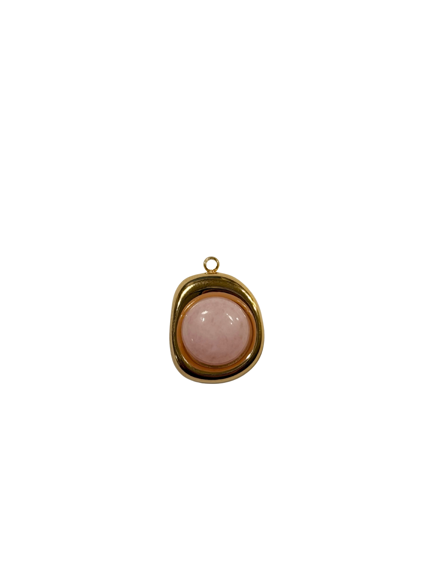 Blush Aura Oval Charm