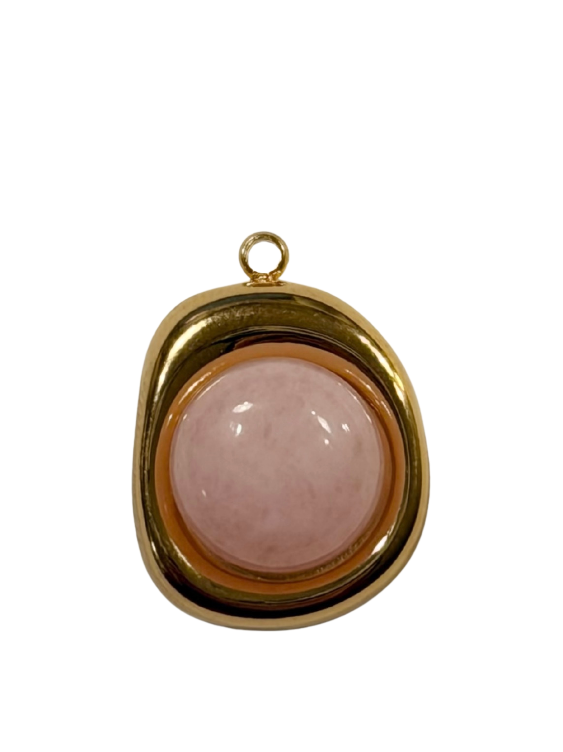 Pink Oval Charm