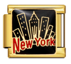 🗽 New York City Skyline Italian Charm