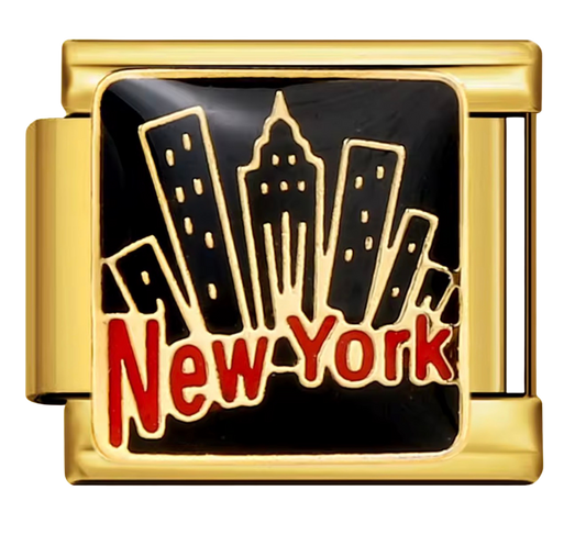 🗽 New York City Skyline Italian Charm