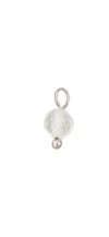 Clear bead in silver