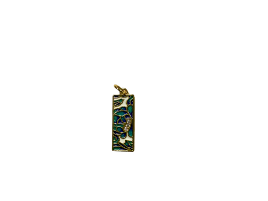 Ocean Flower Tile Charm