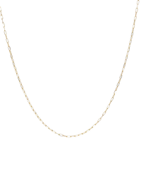 Gold little paperclip Chain