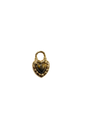 Golden Heart Lock Charm