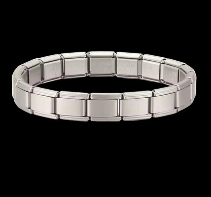 Italian Charm Base Bracelet – Stainless Steel (9mm)