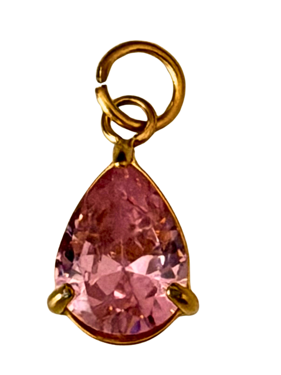 Teardrop BirthStone Charm