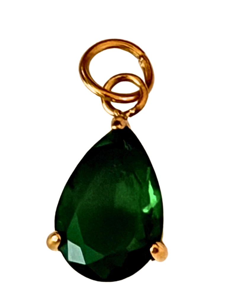 Teardrop BirthStone Charm