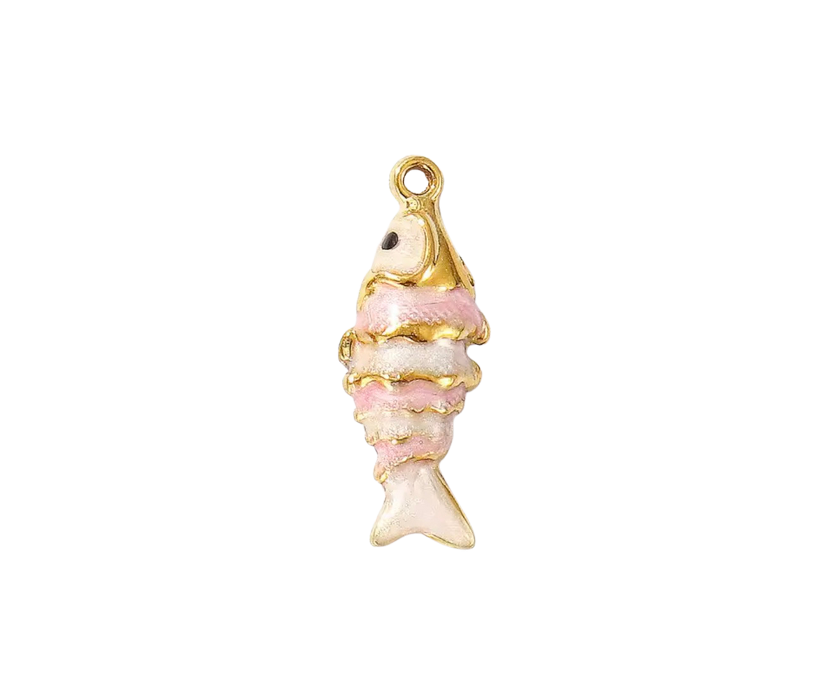 Pink Fish Charm