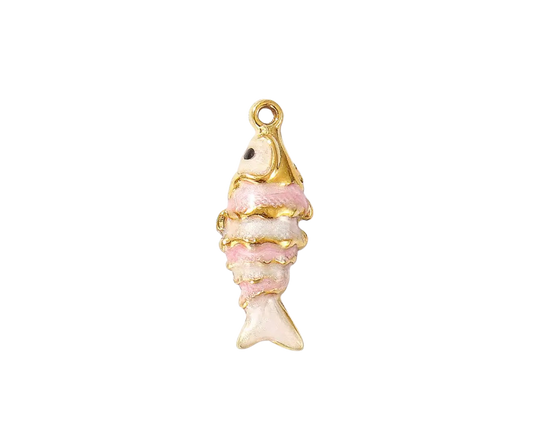 Pink Fish Charm