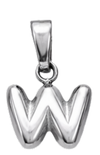 Silver Puffy W