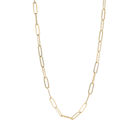 Gold Paper Clip Chain