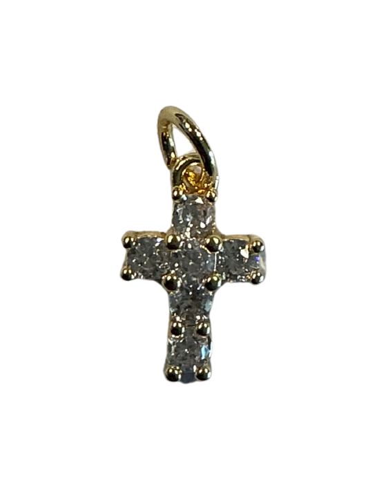 Faith Sparkle Cross Charm