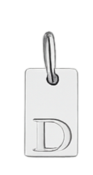 Silver Signature Letter Charms