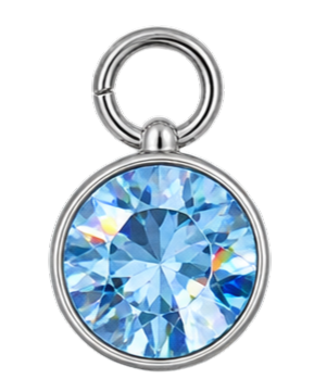 Silver Birth Stone Charms