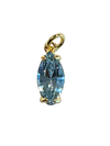 Blue Crystal Drop Charm