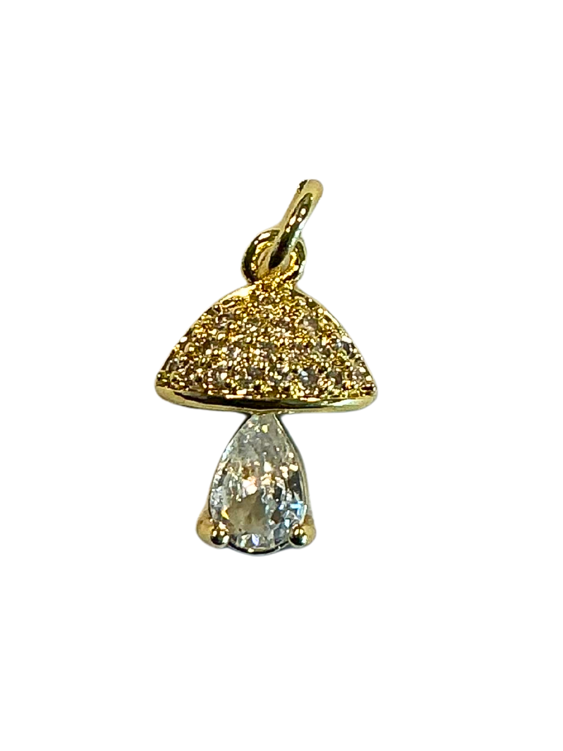 Crystal Mushroom Charm