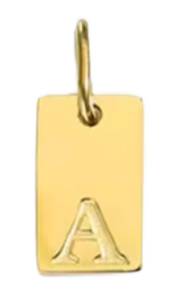 Signature Letter Charms