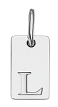 Silver Signature Letter Charms