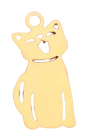 Gold Kitty Charm