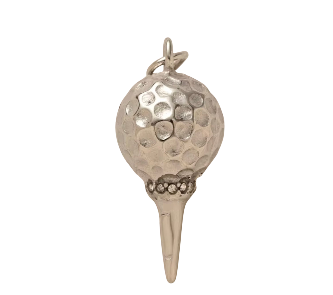 Silver Golf Tee