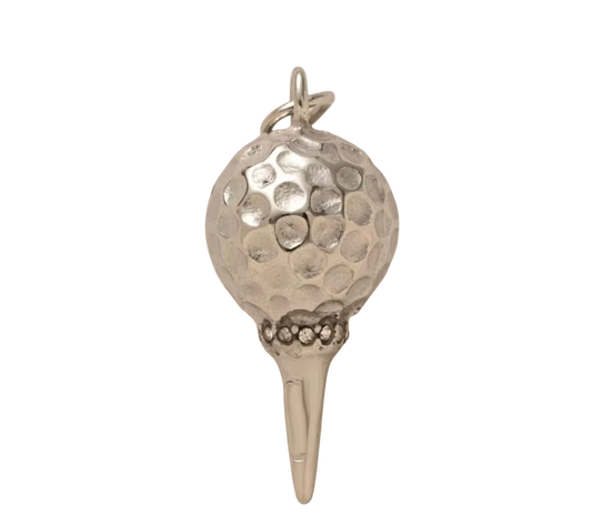 Silver Golf Charm