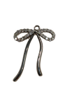 Silver Coquette Bow