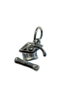 Silver Graduation Charm