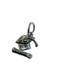 Silver Graduation Charm