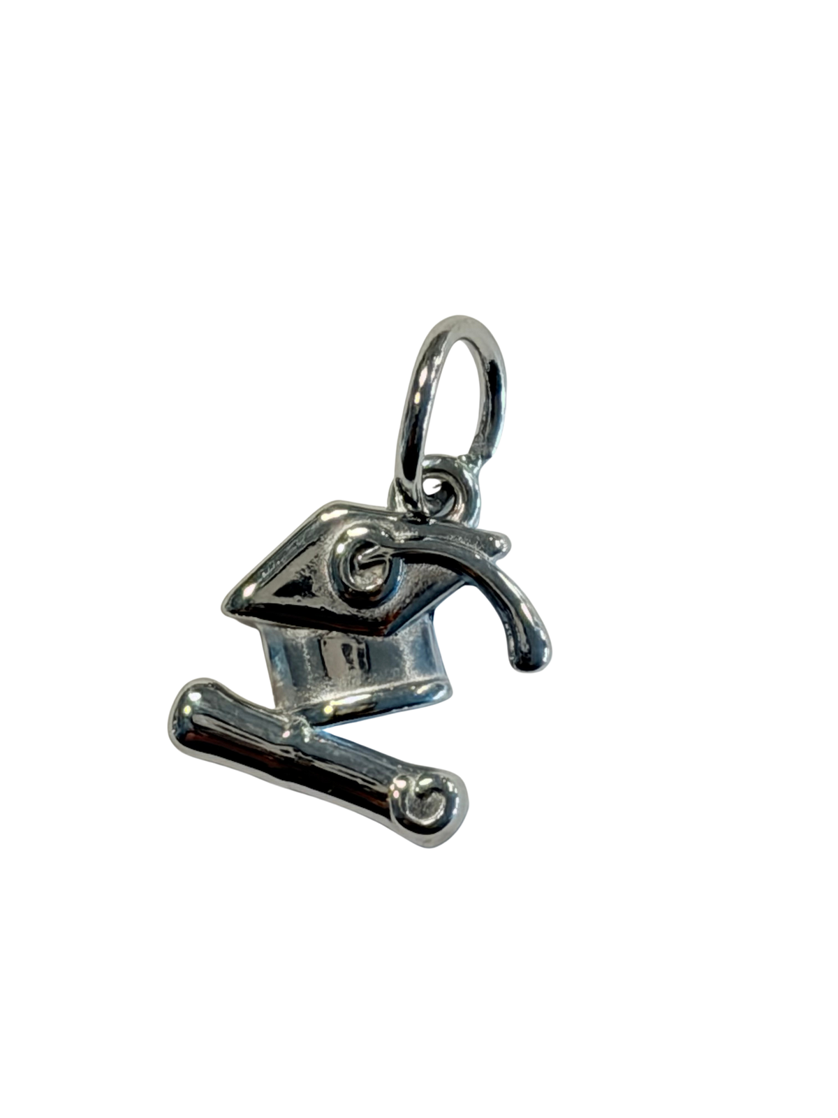 Silver Graduation Charm