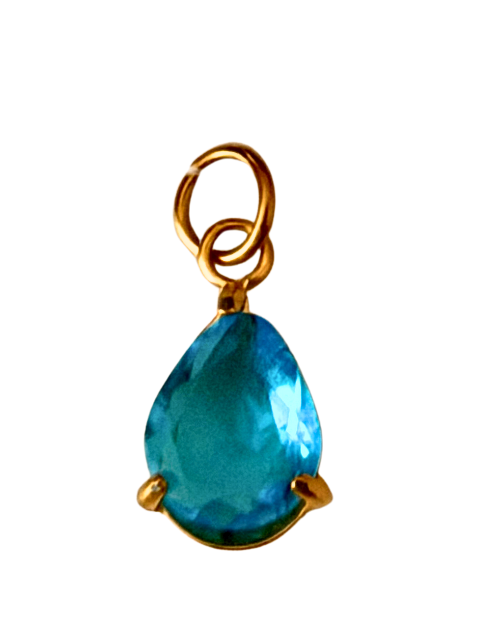 Teardrop BirthStone Charm
