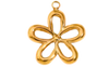 Gold Flower Charm