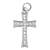 Silver Cross Charm