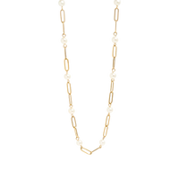 18k PVD pearl Necklace