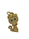 Gold Kitty Charm