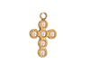 Gold Cross Faith Charm