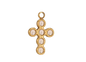 Gold Cross Faith Charm