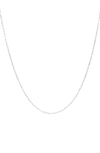 Silver little paperclip Chain