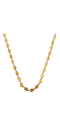 Gold Disc link Chain