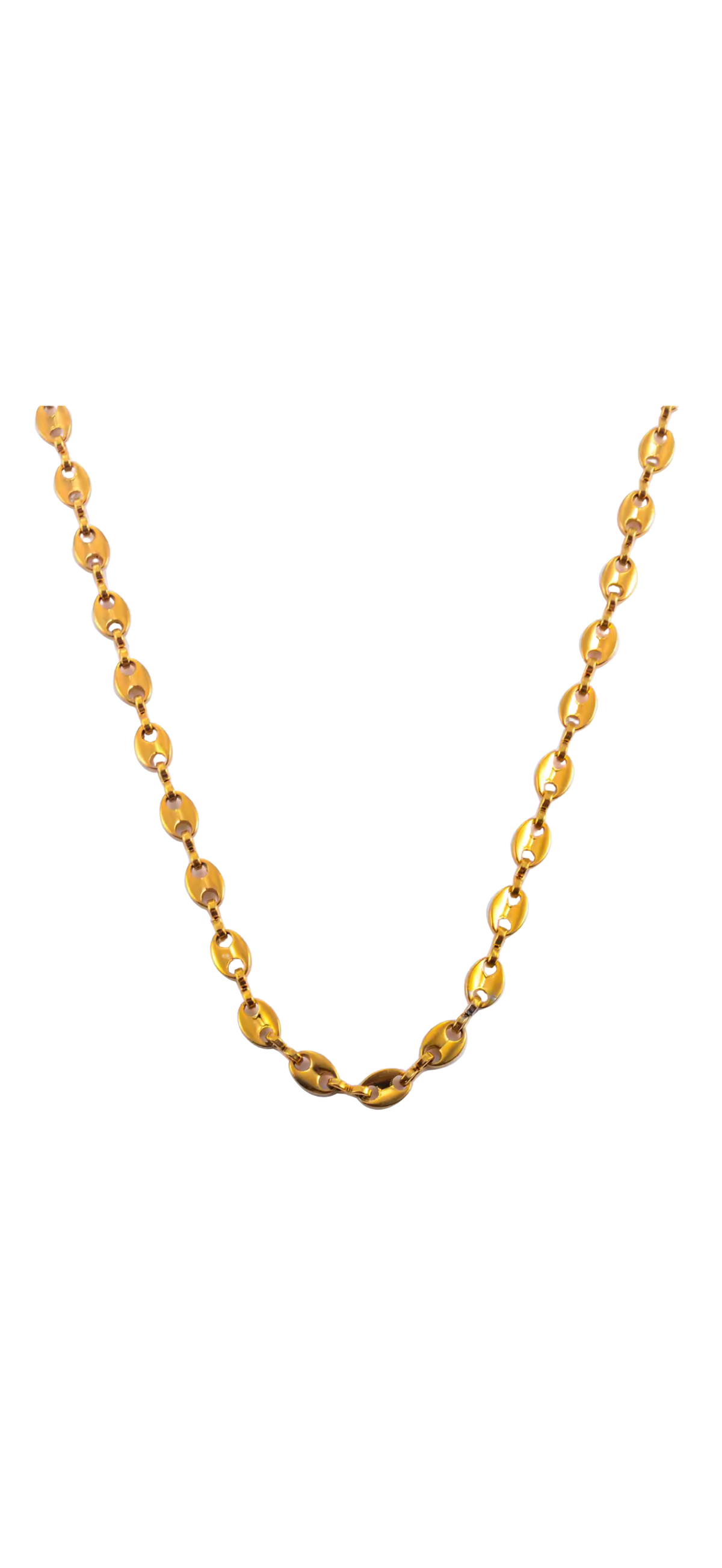Gold Disc link Chain